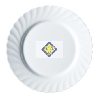 tányér Trianon lapos 24,5cm - 500004