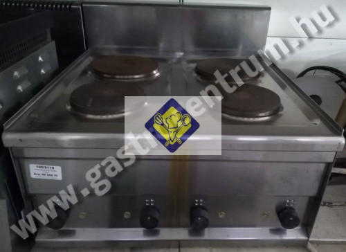 Electric stove, table, 4 flat