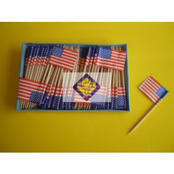   koktéldísz zászló pálcika USA 6,5cm 144db/csomag (6,5 Ft bruttó/darab)