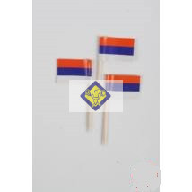koktéldísz zászló pálcika szerb 6,5cm 144db/csomag (6 Ft bruttó/darab)