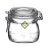 500 ml Glasschnallt Fido