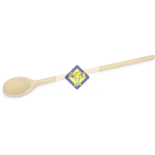25cm round wooden spoon