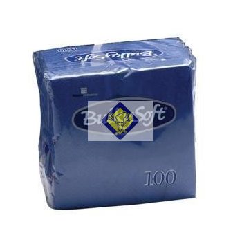BulkySoft 2rtg Servietten 33x33cm. 100szt blau / cs.