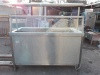 Warming, waterbath, 2.4 kW, 4xGN1 / 1, frames for freestanding units, leheletvédővel