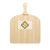 Kurzstielige Holz Pizza Paddelkopf: 30x30cm Länge: 41,5 cm