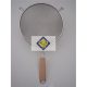 Filter 27 cm wooden handle, double mesh