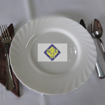 Lapos tányér Trianon 24,5 cm, csak kölcsönzésre