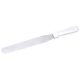 25cm white plastic spatula handle