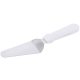 Cake shovel, white plastic handle 27,5cm