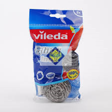 metal scouring Vileda with 2-inch stainless steel