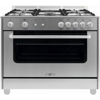   Gáztűzhely, 5 égős, gázüzemű légkeveréses sütő, 13,7 kW Modell TS95C71X