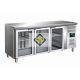 Refrigerated work table, 179.5 cm, glass door Model GN 3100 TNG