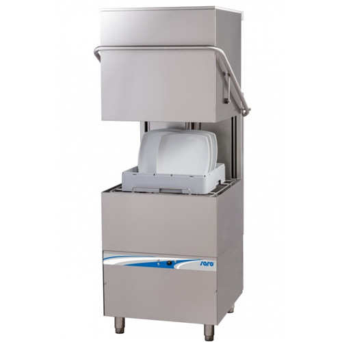Dishwasher, industrial, transfer system, basket: 50x50cm, 400 V Model BERLIN
