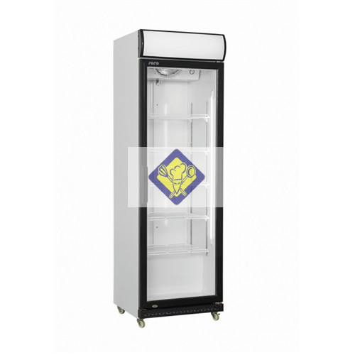 Refrigerator, glass door, 425 L, advertising space GTK Model 425