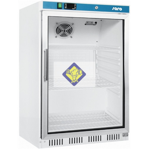 Refrigerator, glass-door, 0129 L Model HK 200 GD