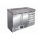 Refrigerated pizza bench, 142 cm, granite worktop Model PZ 9001