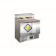 Refrigerated pizza bench, 090 cm, granite worktop, bottled cooler conditions Model PS 200 G