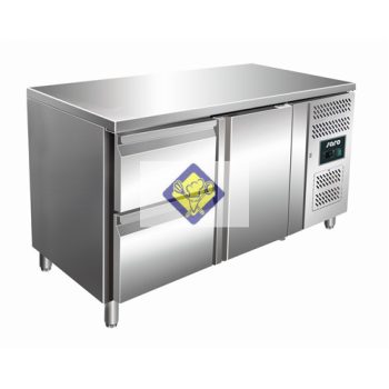   Hűtött munkaasztal, 136 cm, 1 ajtó + 2 fiók Modell KYLJA 2110 TN