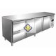 Refrigerated work table, 223 cm, 3 doors + 2 drawers Model 4110 KYLJA TN