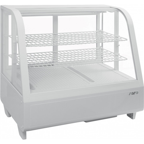 Refrigerator Panel, round glass, ventilation cooling, 100 L, Model KATRIN white table