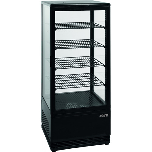 Cooling, round glass ventilated cooling, 098 L Model SC 100 black