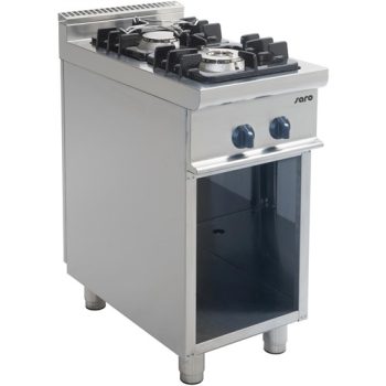   Gáztűzhely, 2 égős, alépítménnyel, 12 kW, Modell E7/KUPG2BA