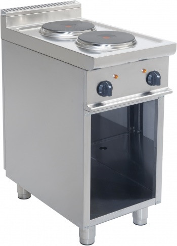 Electric stove, 2 round hobs, 05.2 kW, substructure, Model E7 / CUET2BA