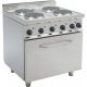 Electric cooker, four round hob, electric oven GN 1.2, 10.4 + 5.1 kW, Model E7 / CUET4LE