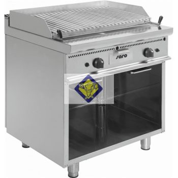   Lavasteingrills, gasbetriebene 16 kW, offener Rahmen für freistehende Einheiten, Modell E7 / bs2b