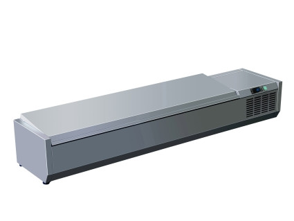 Feltéthűtő, szé: 1800 mm, rm tetővel Model VRX 1800 S/S