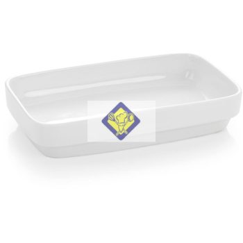 Hamburg 17,5x10,5x3,5cm square porcelain bowl 230ml