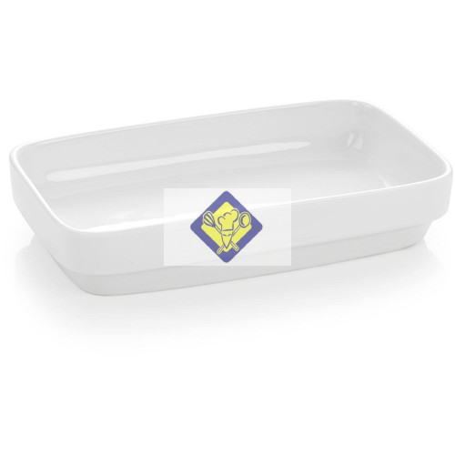 Hamburg 17,5x10,5x3,5cm square porcelain bowl 230ml