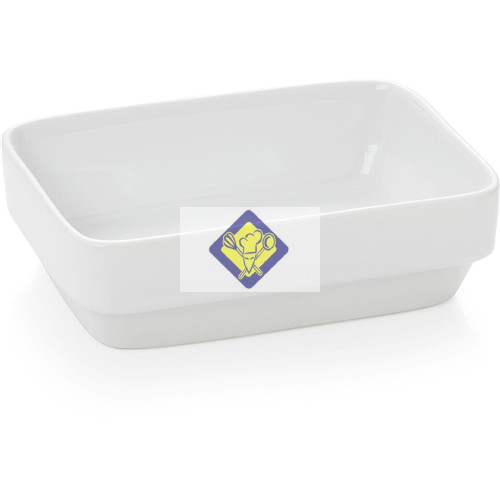 Hamburg 11,5x8x3,5cm square porcelain bowl 150ml