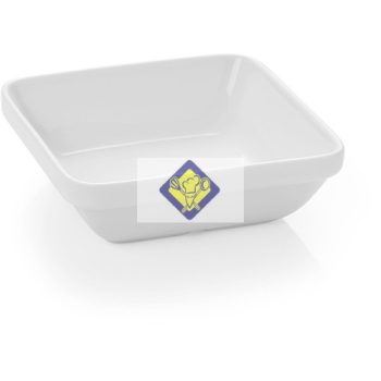 Hamburg 11x11x3,5cm 170ml square porcelain bowl salad