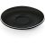 Italia Espressokaffeetasse Untertasse 12cm schwarz