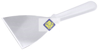white plastic spatula handle 10 cm