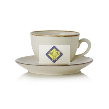   Smilla Sand porcelán - kávés csésze aljjal cappuccino 220 ml