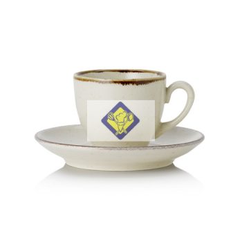   Smilla Sand porcelán - kávés csésze aljjal presszó 90 ml