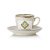 Smilla Sand porcelán - kávés csésze aljjal presszó 90 ml