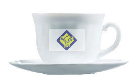 kávés csésze+alj Trianon 22cl 6db/csomag