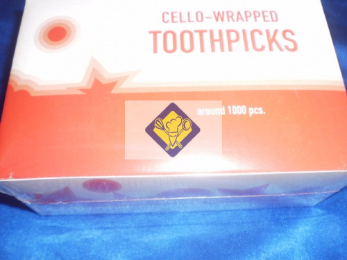 toothpick wrapped in cellophane 1000 / pack