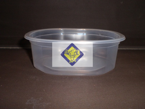 plas oval salad bowl 375 ml PP 50 / Pack.