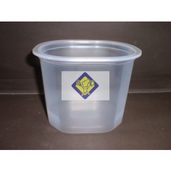 plas salad bowl oval 750 ml PP 50 pcs / knots.