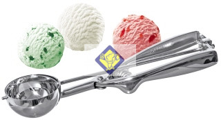 rm ice cream scoop. 24.1 - 4.16 g, 50 mm