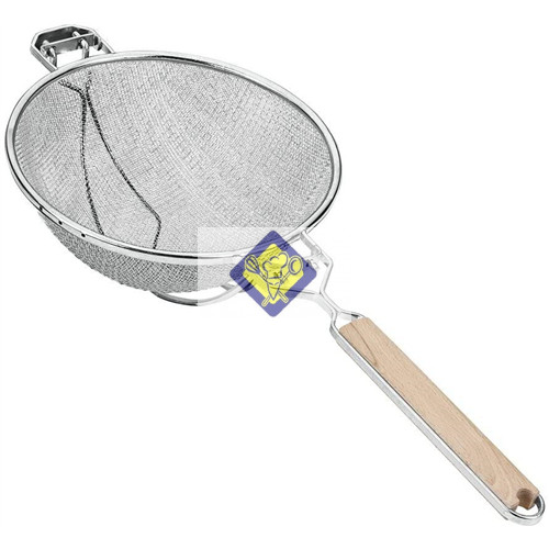 Filter 23 cm Holzgriff, Doppelgewebe, verstärkte