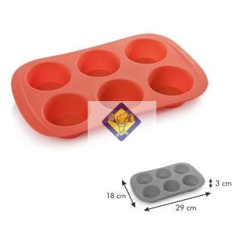   sütőforma szilikon 6 adagos muffin Tescoma DELÍCIA SiliconPRIME