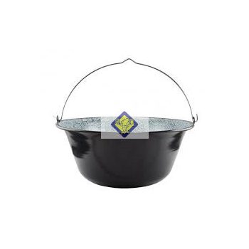 bogrács zománc 30 L gulyásos