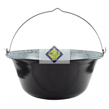 bogrács zománc 40 L gulyásos