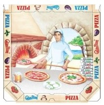 pizzadoboz 26cm, 100db/csomag