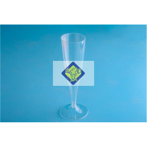 metallized glass of champagne glass effect 1 10 oz / Pack.